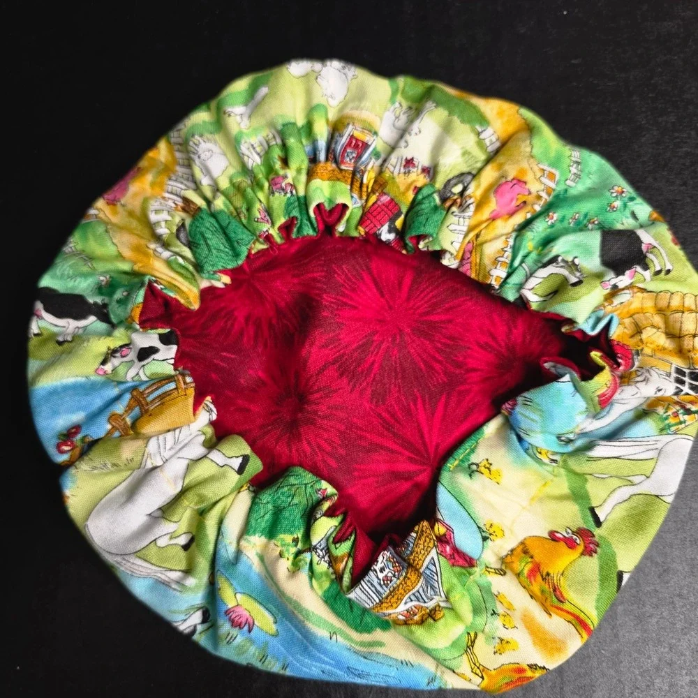 Farm Yard Animals Red Fireworks KitchenAid Mixer Mixing Bowl Cover Baking